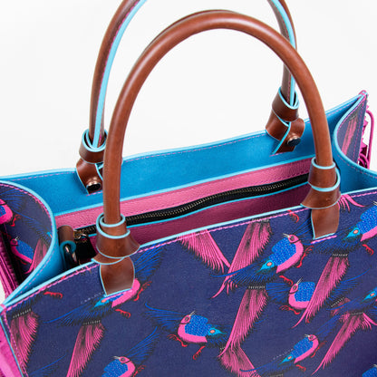 TOTE ESTAMPADO PAJARITO