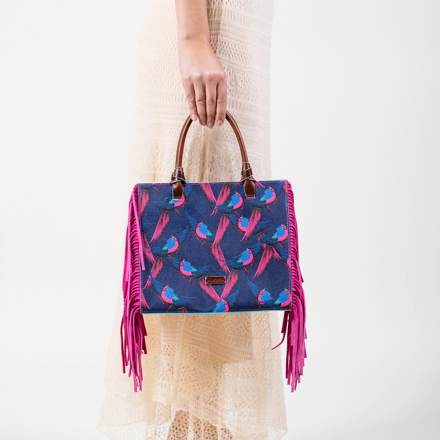 TOTE ESTAMPADO PAJARITO