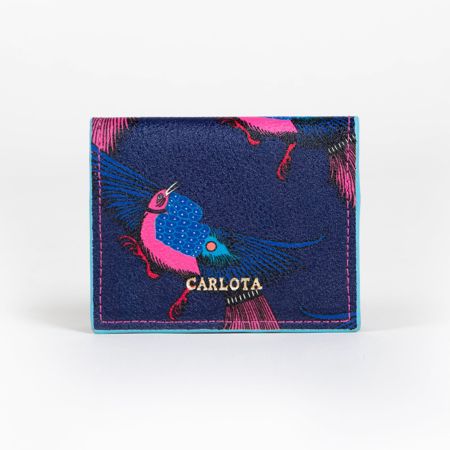 TARJETERO ESTAMPADO PAJARITO