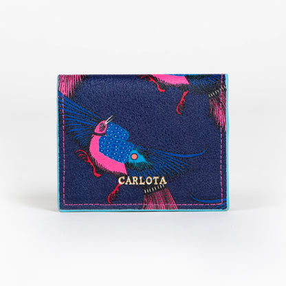 TARJETERO ESTAMPADO PAJARITO