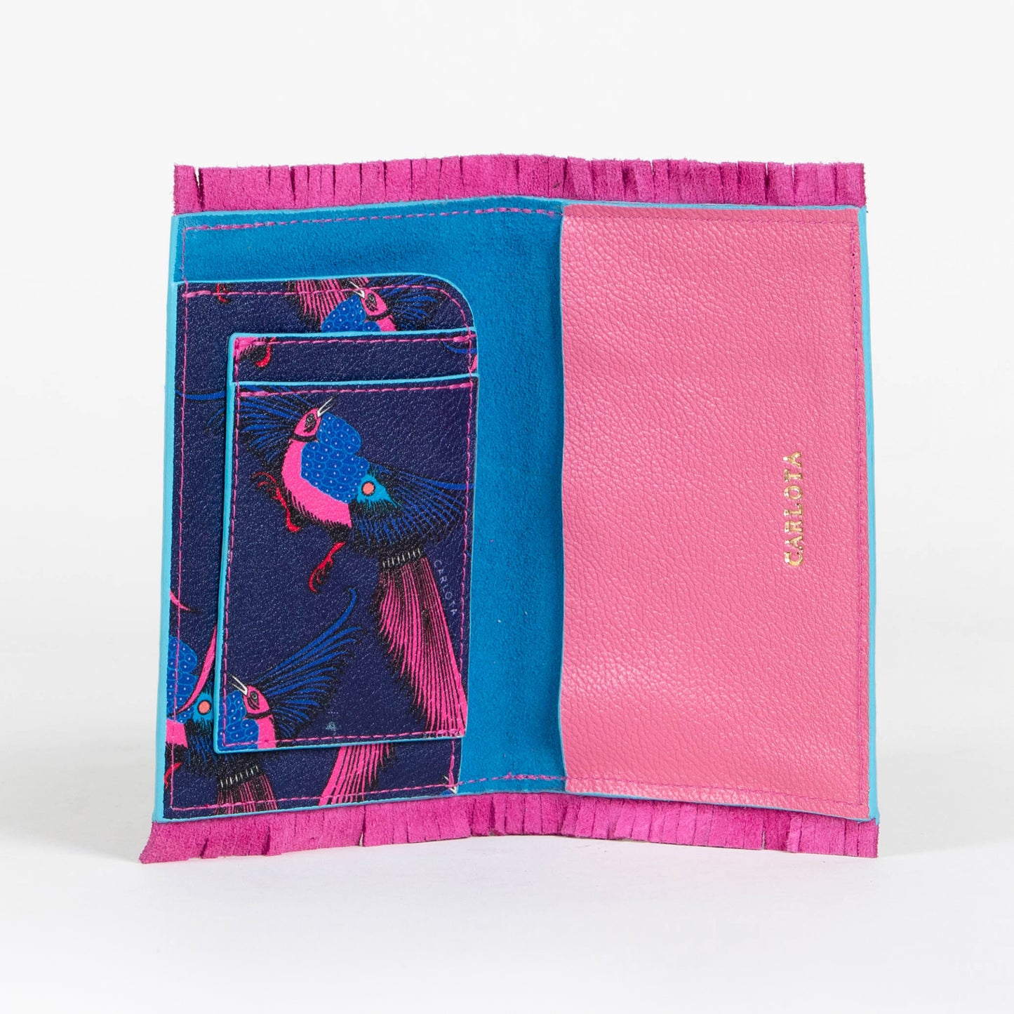 PORTA PASAPORTE ESTAMPADO PAJARITO