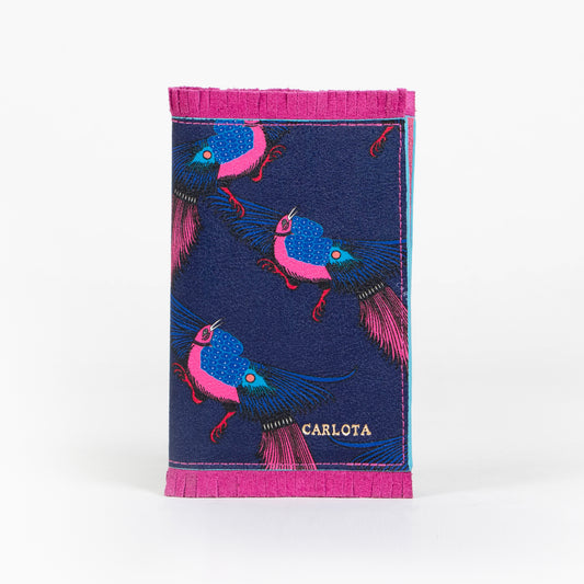 PORTA PASAPORTE ESTAMPADO PAJARITO