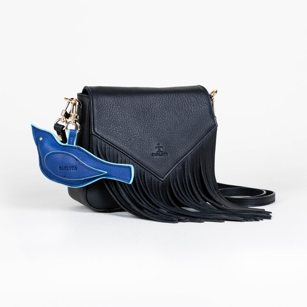 CROSSBODY FLECOS NEGRO