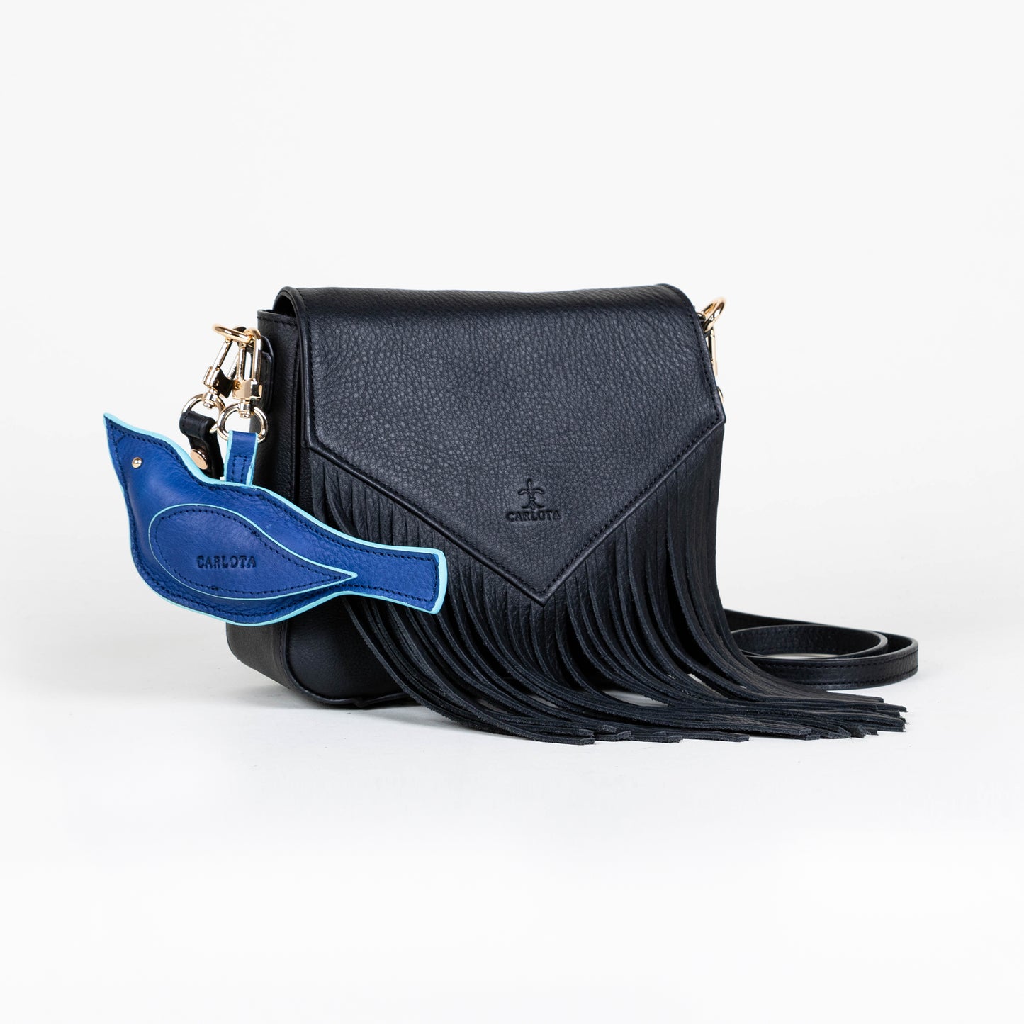 CROSSBODY FLECOS NEGRO