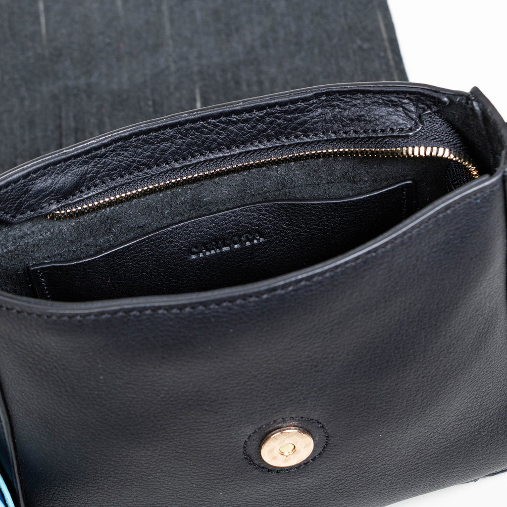 CROSSBODY FLECOS NEGRO