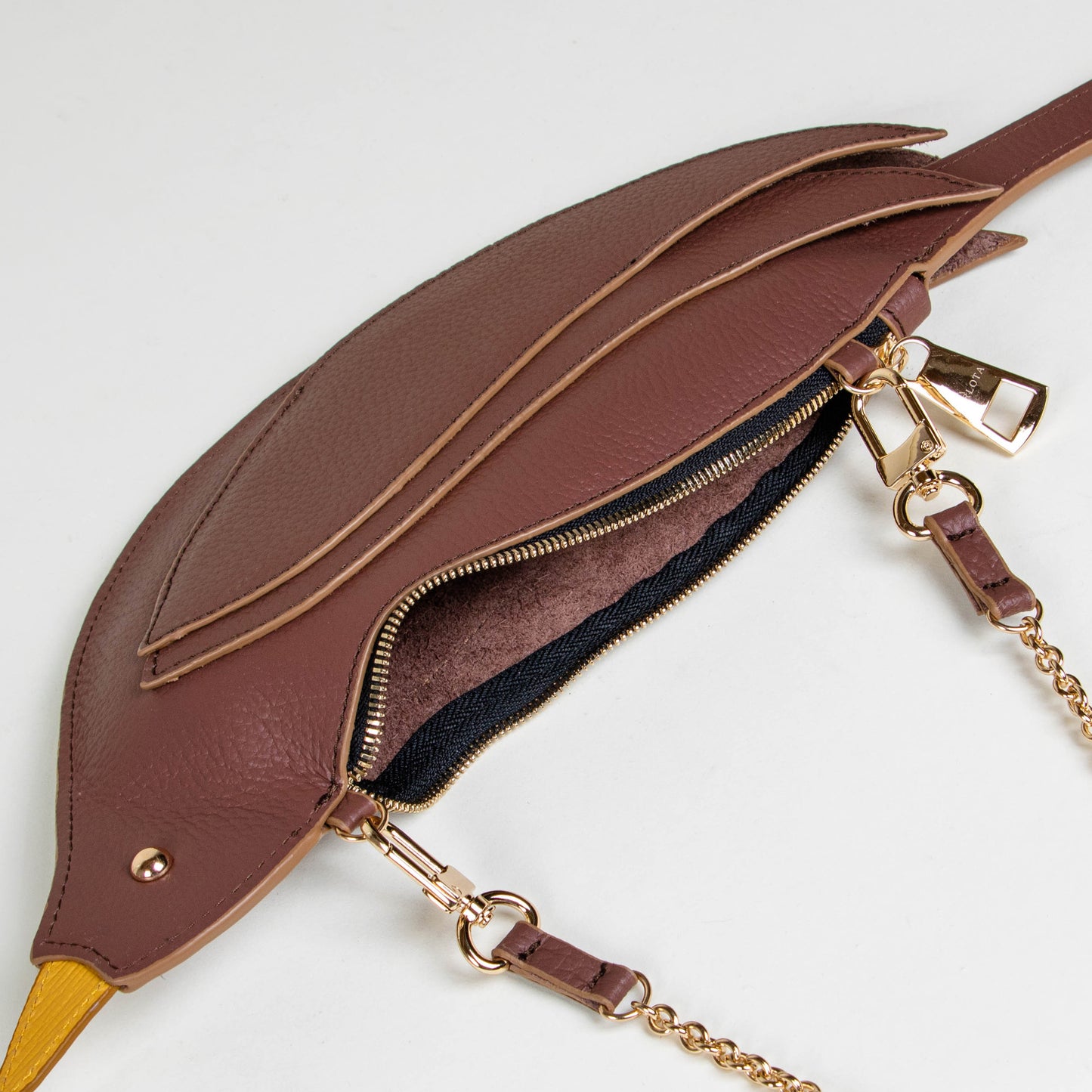 CROSSBODY PAJARITO CAFÉ
