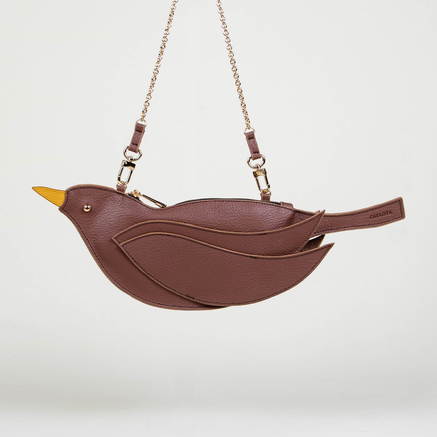 CROSSBODY PAJARITO CAFÉ