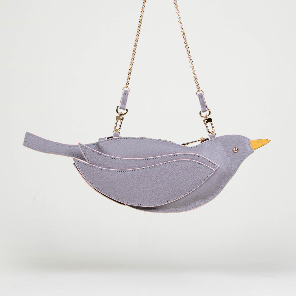 CROSSBODY PAJARITO GRIS
