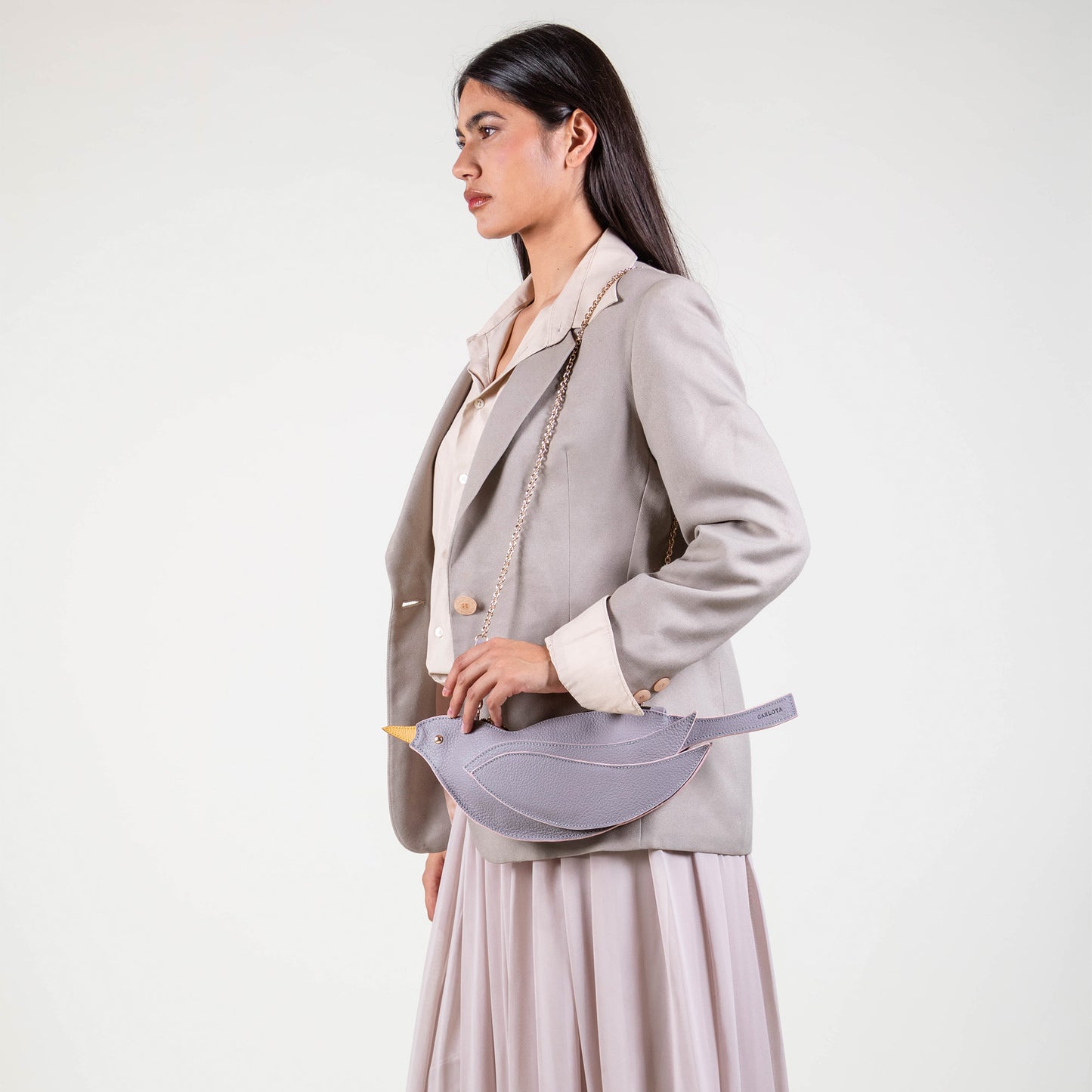 CROSSBODY PAJARITO GRIS