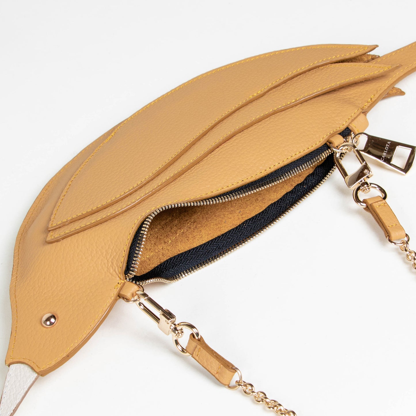 CROSSBODY PAJARITO MOSTAZA