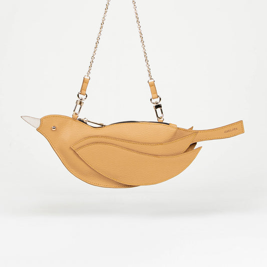 CROSSBODY PAJARITO MOSTAZA