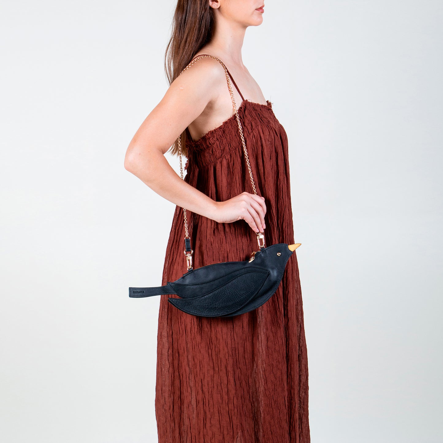 CROSSBODY PAJARITO NEGRO