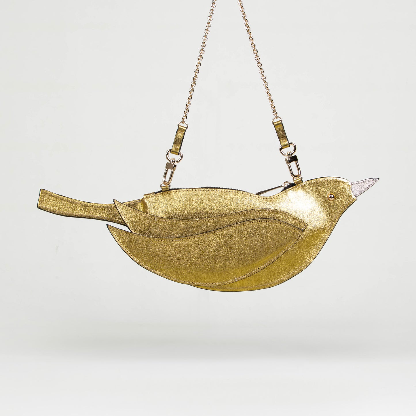 CROSSBODY PAJARITO ORO AMARILLO