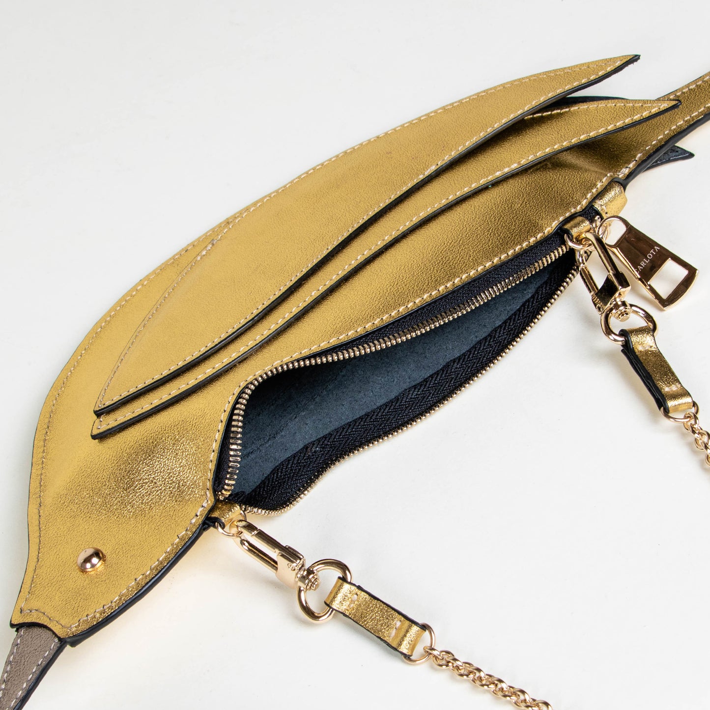 CROSSBODY PAJARITO ORO AMARILLO