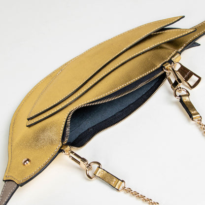 CROSSBODY PAJARITO ORO AMARILLO