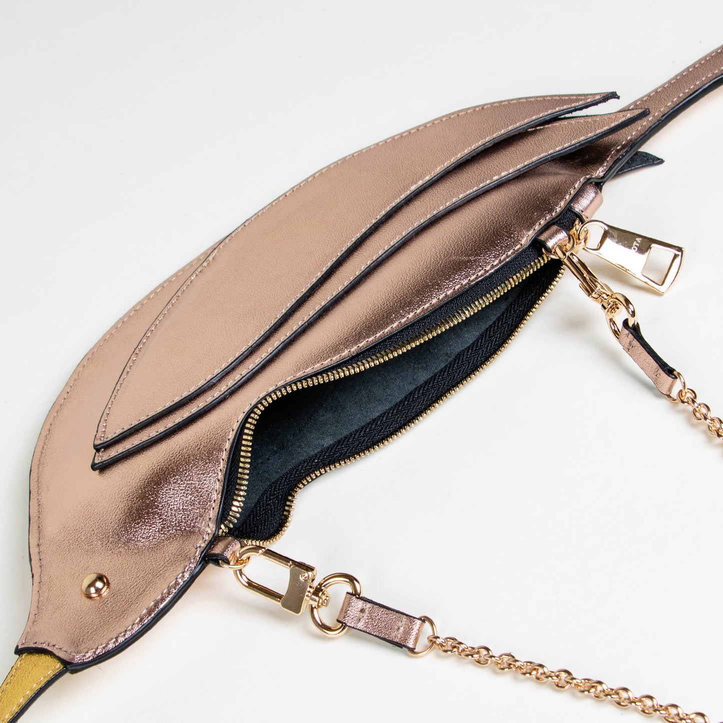 CROSSBODY PAJARITO ORO ROSA