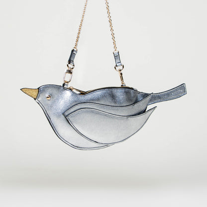 CROSSBODY PAJARITO PLATA