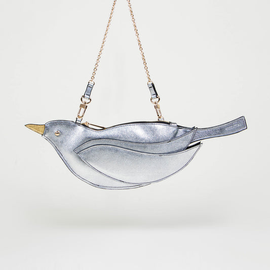 CROSSBODY PAJARITO PLATA