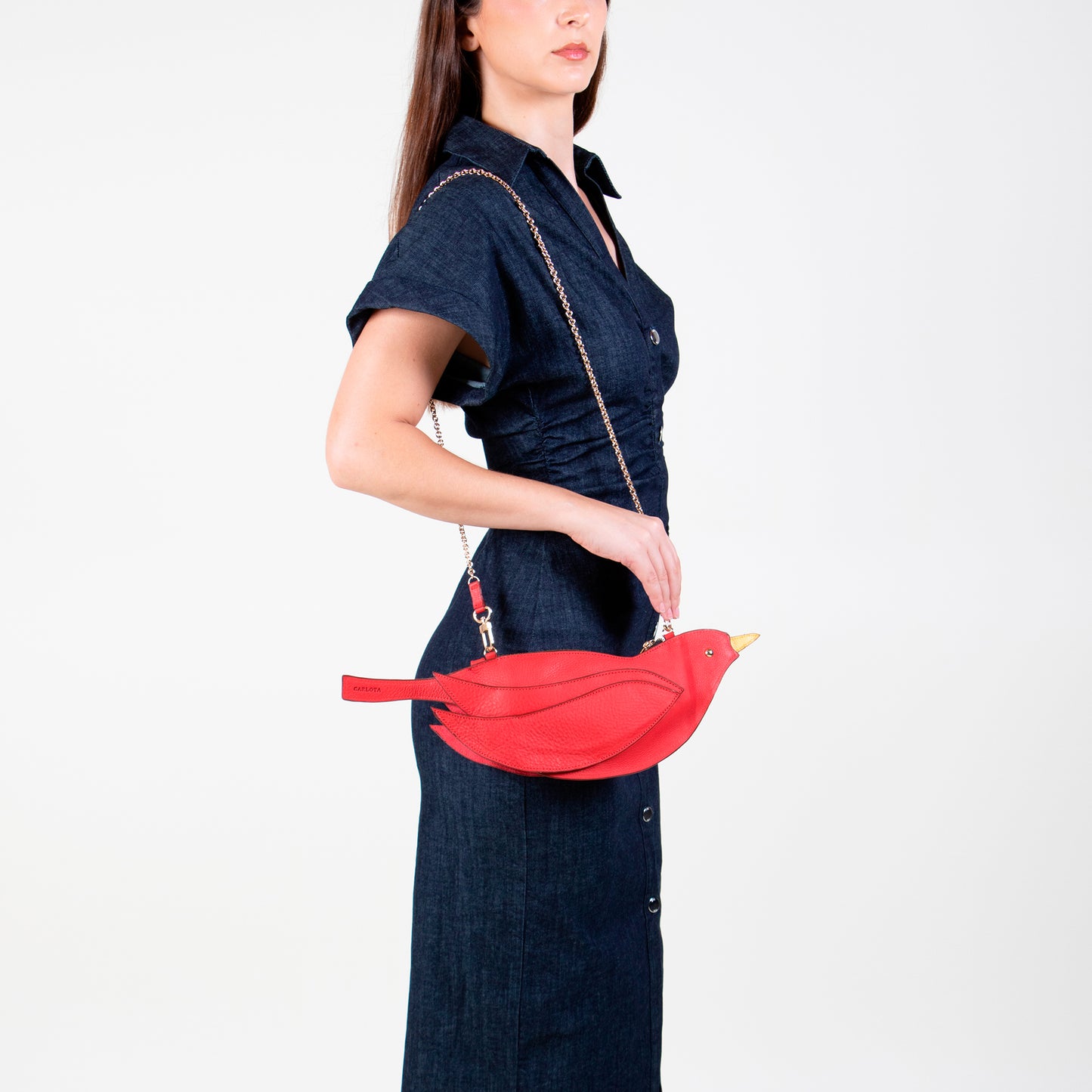 CROSSBODY PAJARITO ROJO