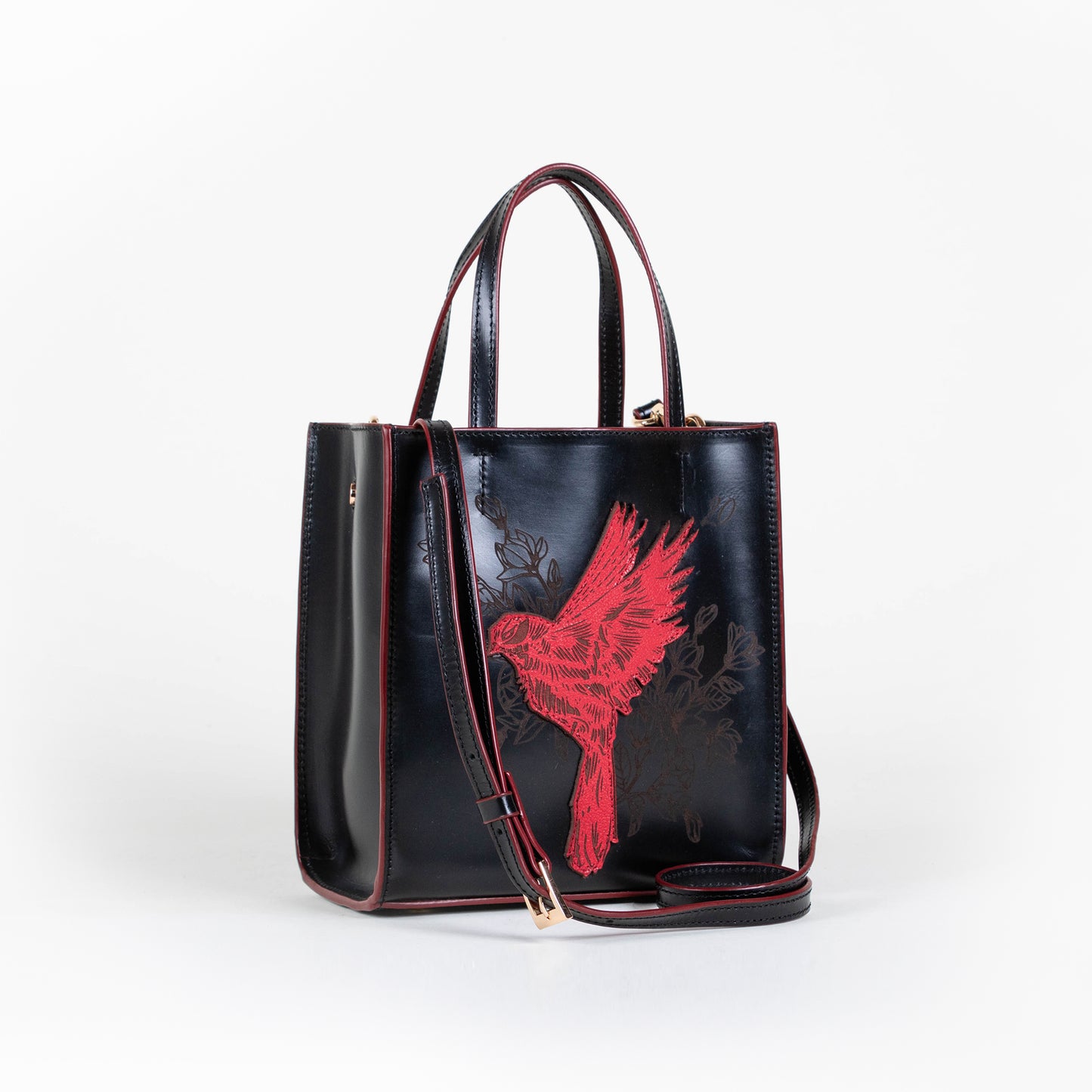 BABY TOTE PAJARITO NEGRO