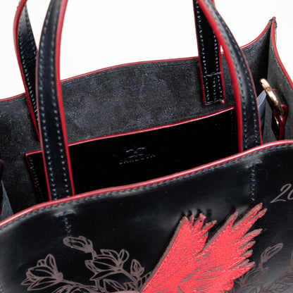 BABY TOTE PAJARITO NEGRO