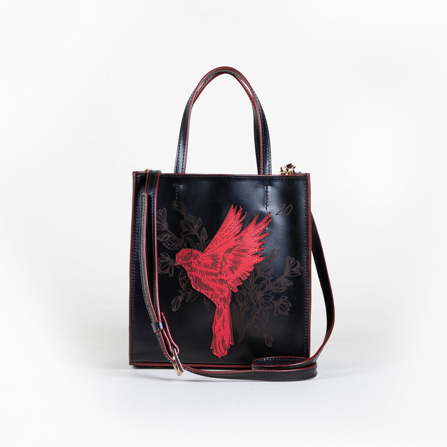 BABY TOTE PAJARITO NEGRO