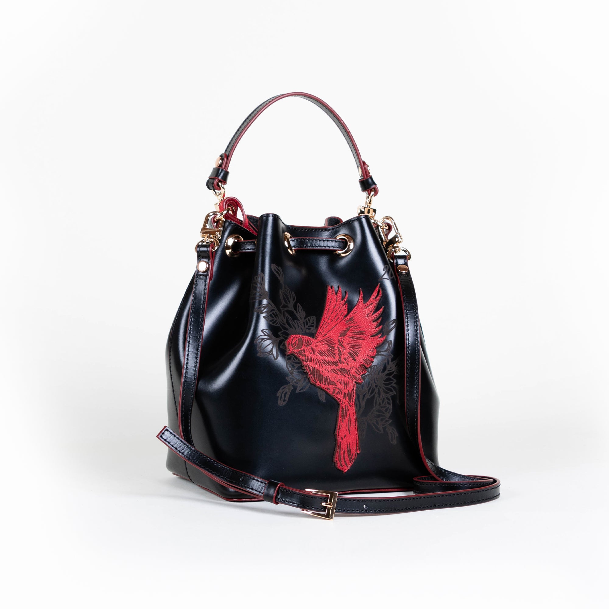 BUCKET PAJARITO NEGRO