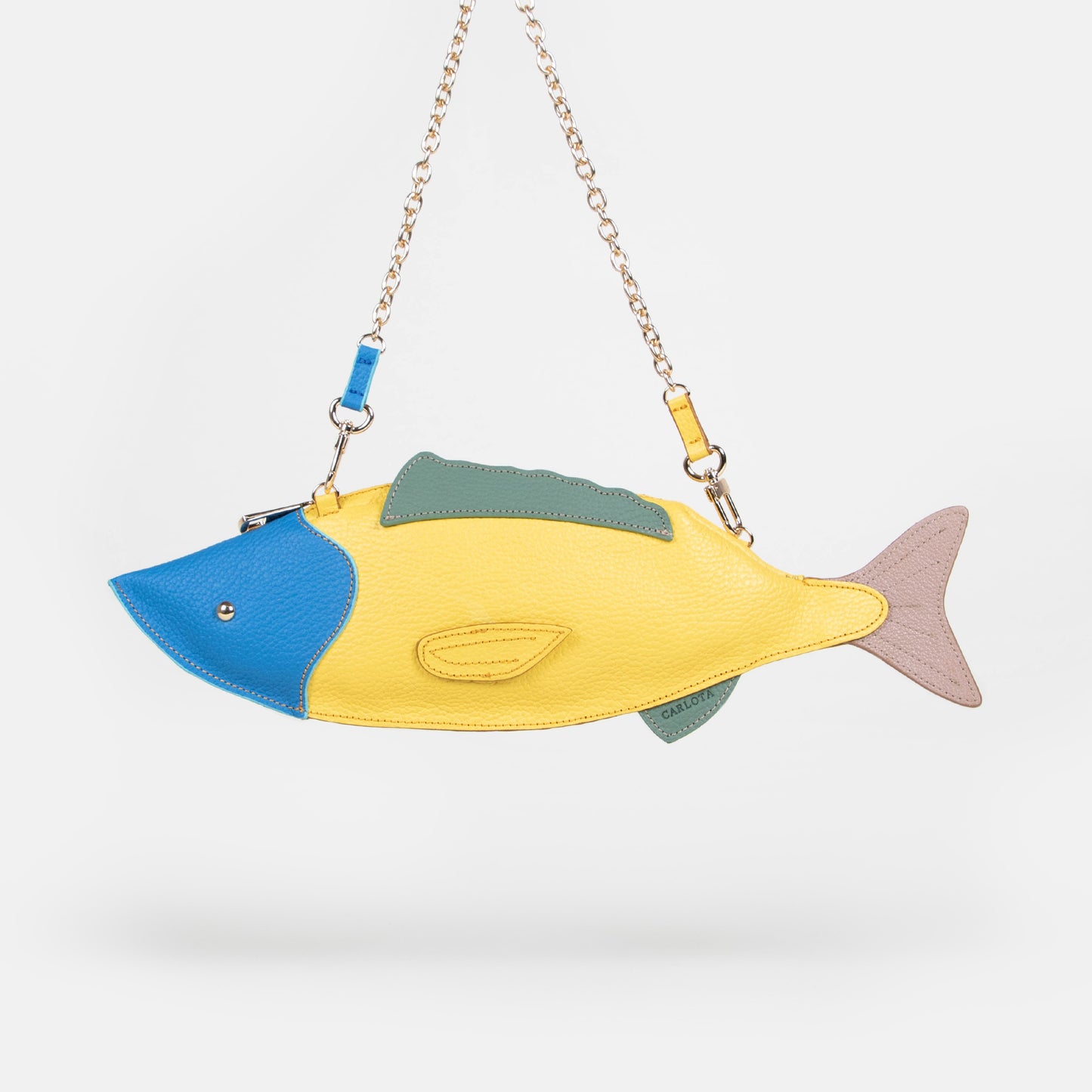 CROSSBODY PESCADO AMARILLO/AZUL ROYAL