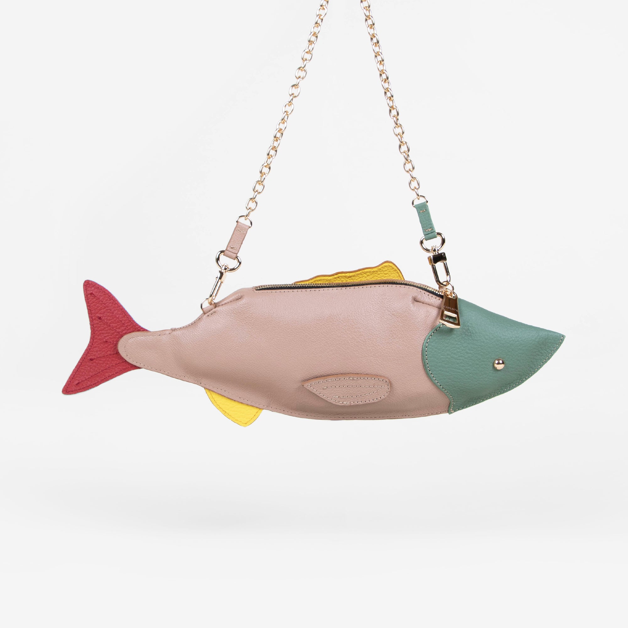 CROSSBODY PESCADO MAQUILLAJE/VERDE