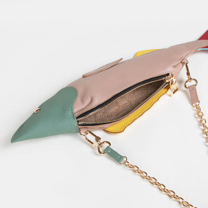 CROSSBODY PESCADO MAQUILLAJE/VERDE