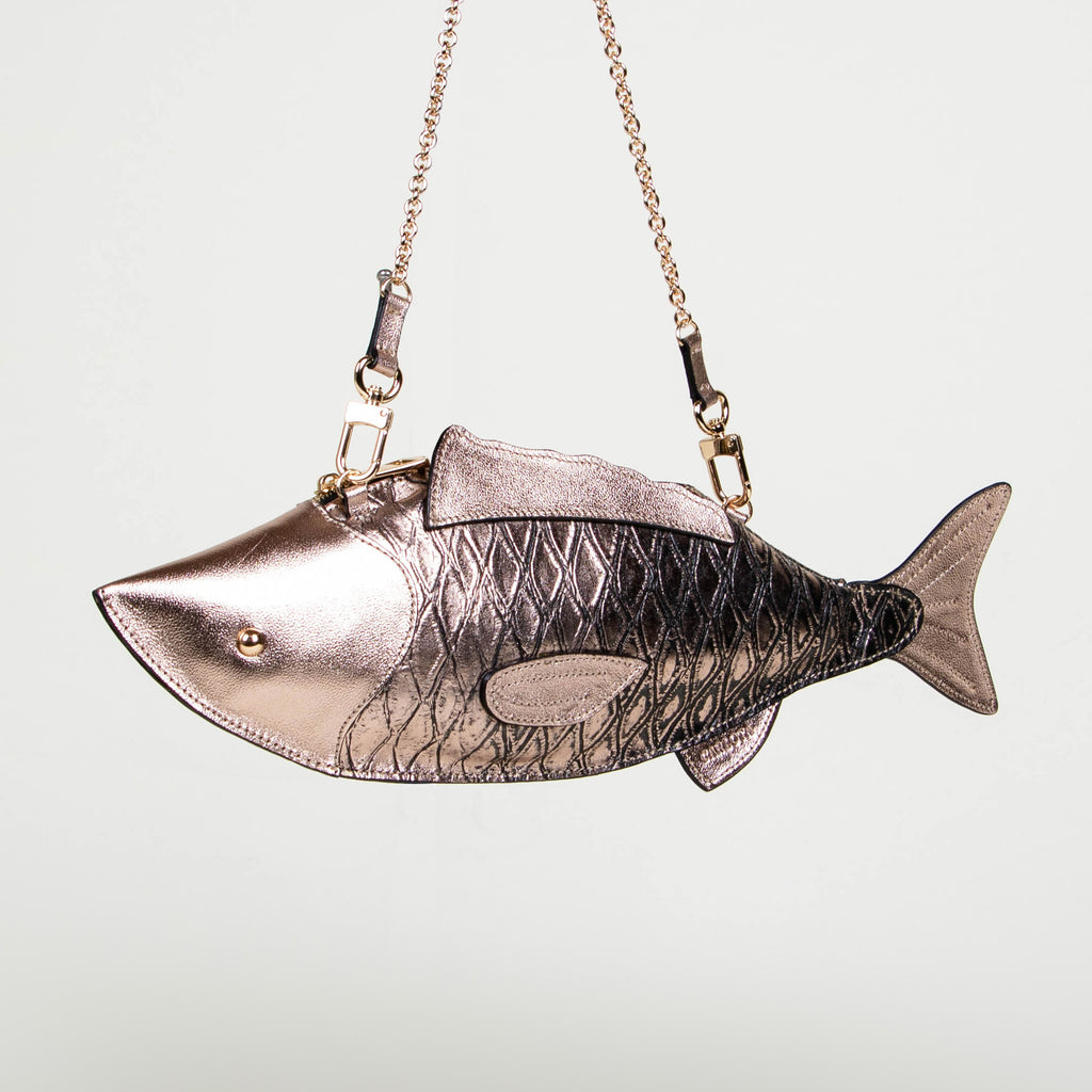 CROSSBODY PESCADO ORO ROSA