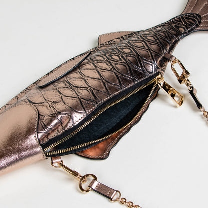 CROSSBODY PESCADO ORO ROSA