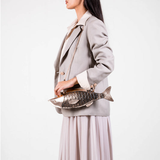 CROSSBODY PESCADO ORO ROSA