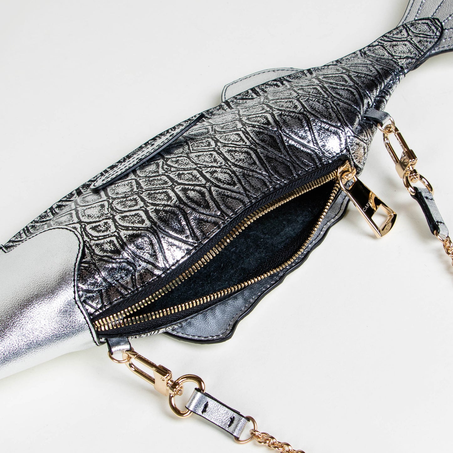 CROSSBODY PESCADO PLATA