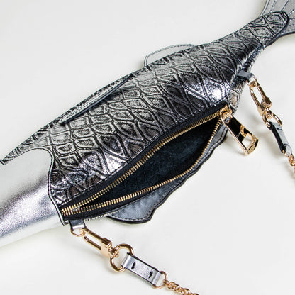 CROSSBODY PESCADO PLATA