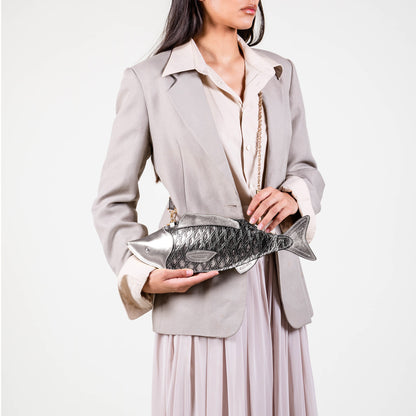 CROSSBODY PESCADO PLATA