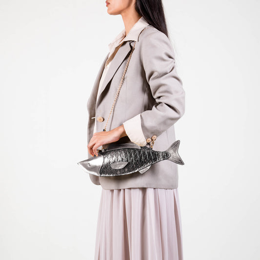 CROSSBODY PESCADO PLATA