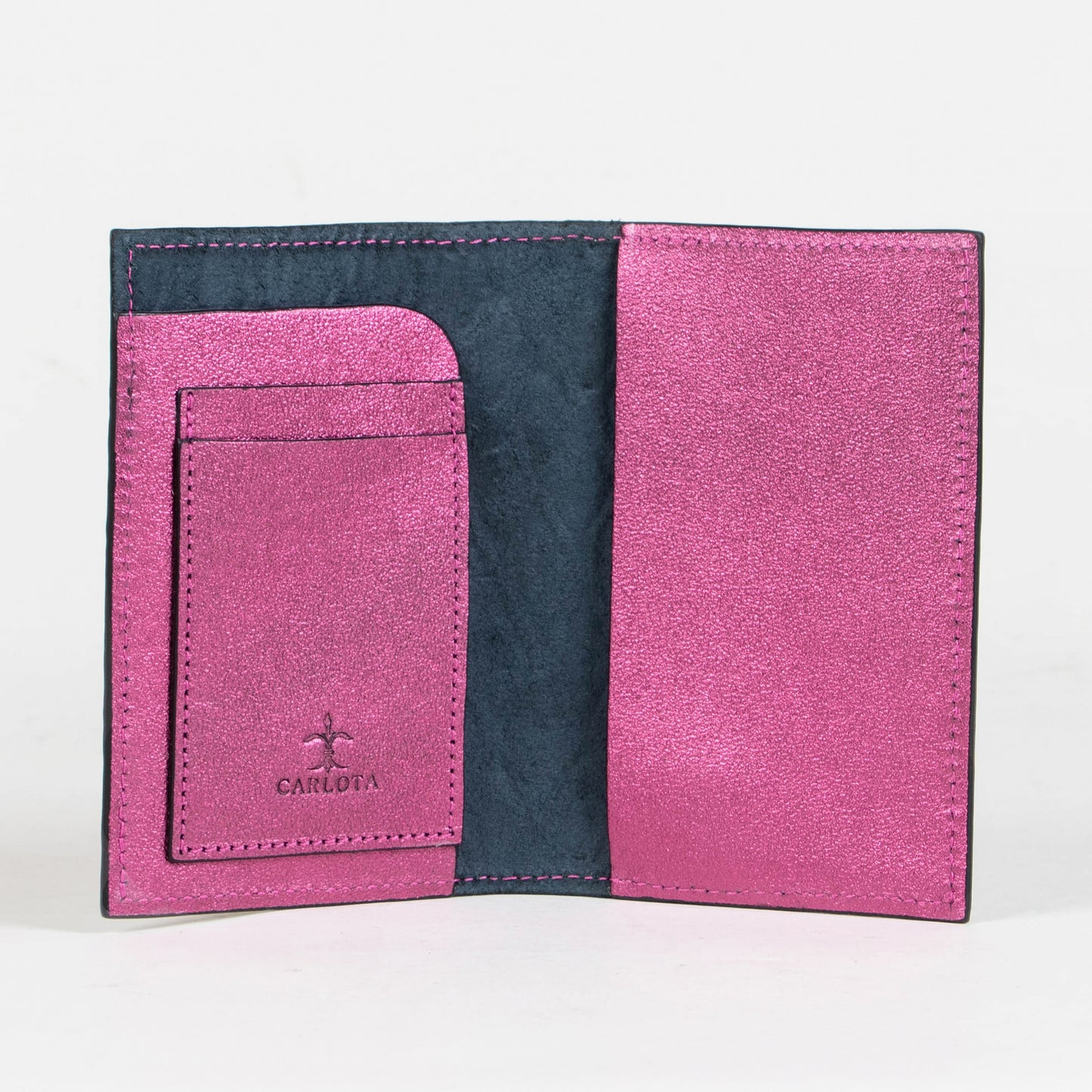 PORTA PASAPORTE PESCADO ROSA