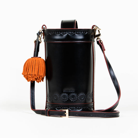 CROSSBODY BUCKET NEGRO