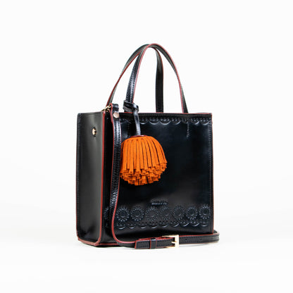 BABY TOTE MACETA NEGRO