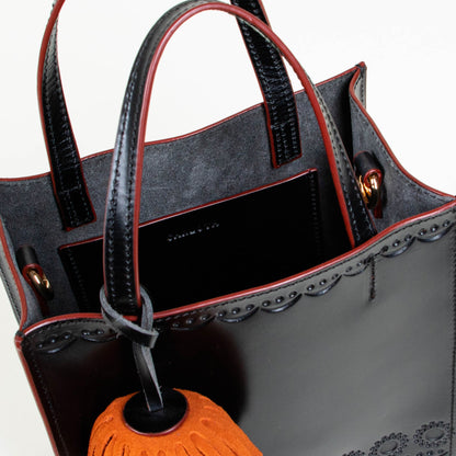 BABY TOTE MACETA NEGRO