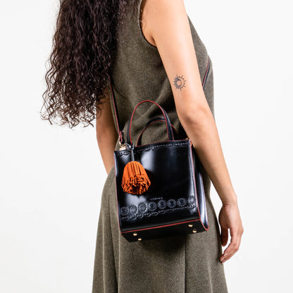 BABY TOTE MACETA NEGRO