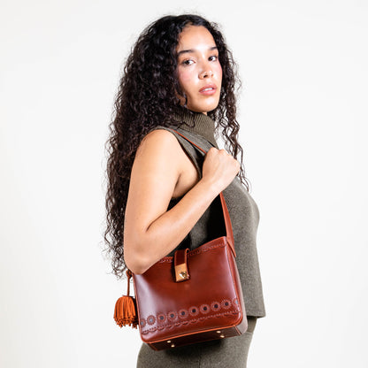 SHOULDER MACETA ARCILLA