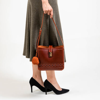 SHOULDER MACETA ARCILLA