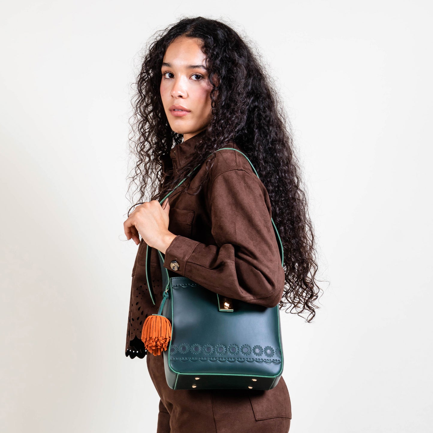 SHOUDER MACETA VERDE