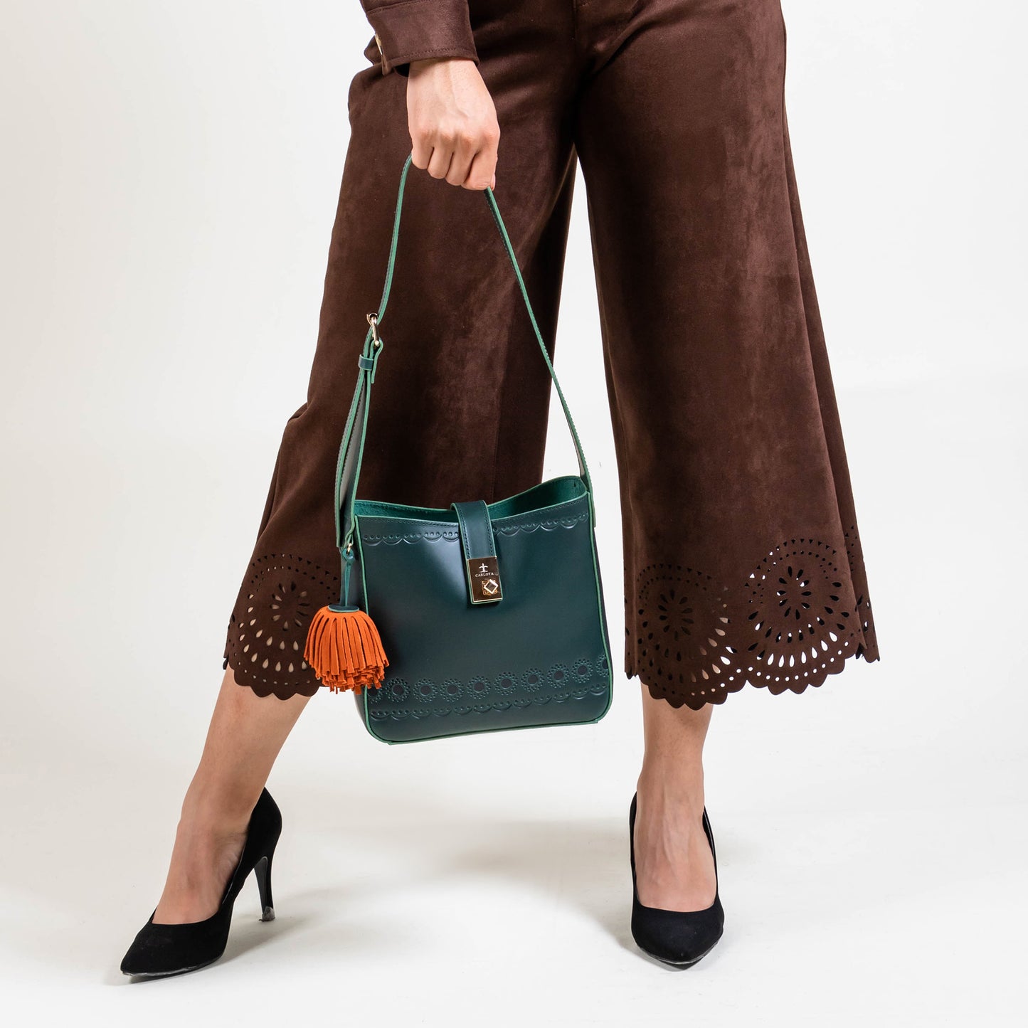 SHOUDER MACETA VERDE