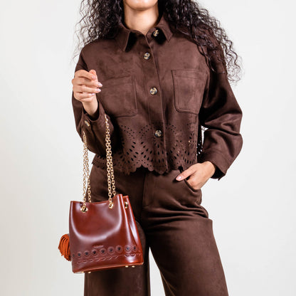 MINI BUCKET MACETA ARCILLA