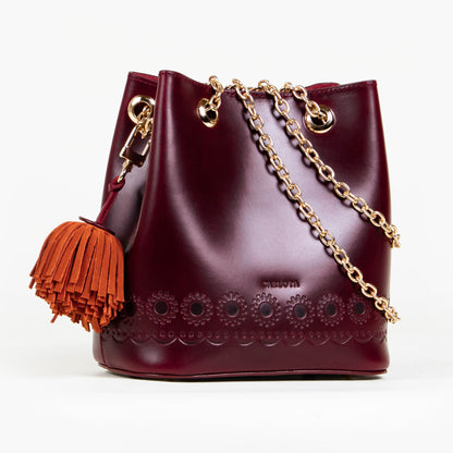 MINI BUCKET MACETA ROJO