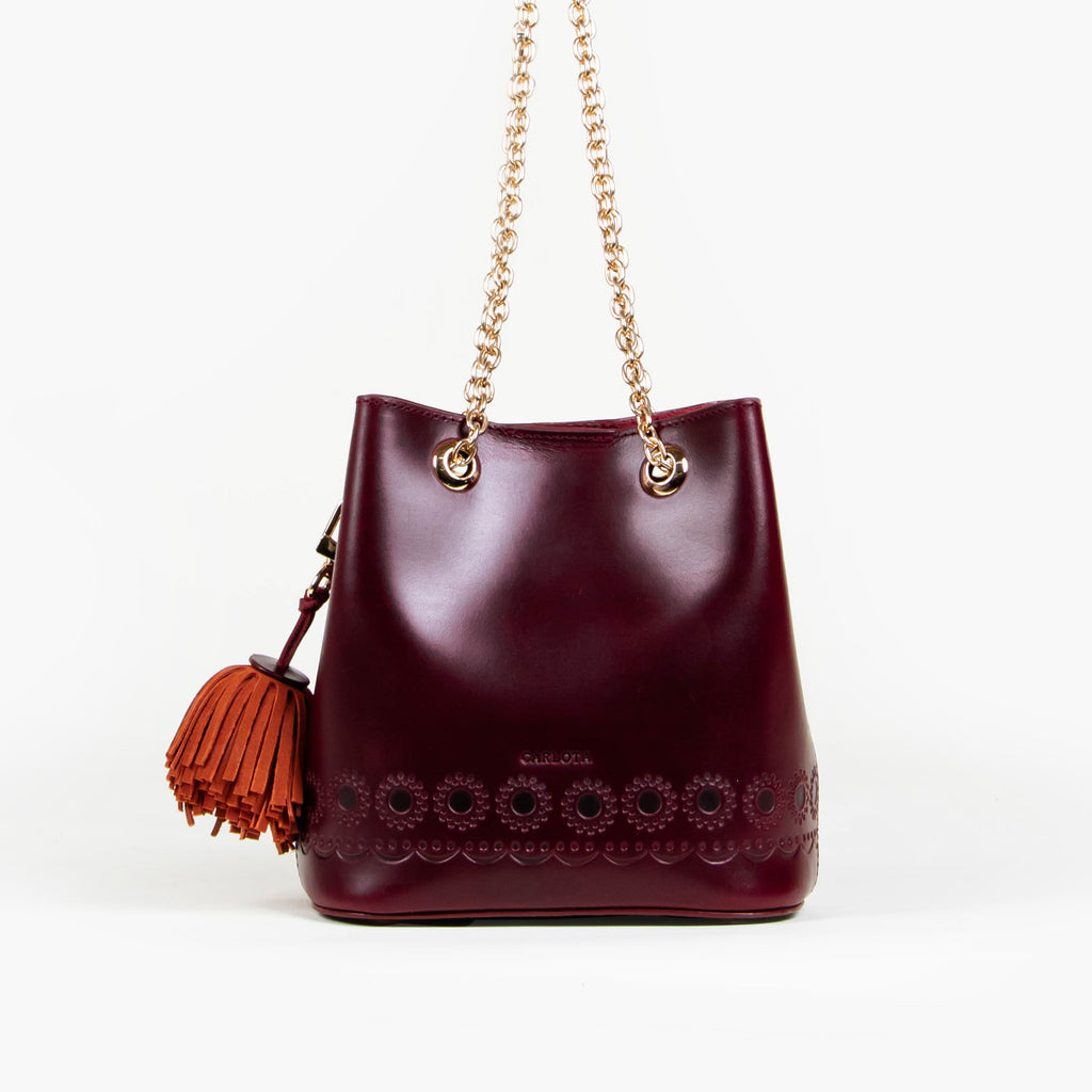 MINI BUCKET MACETA ROJO