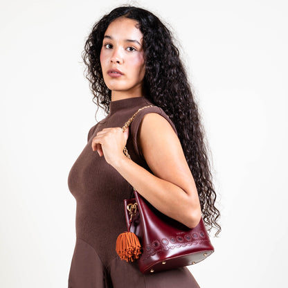 MINI BUCKET MACETA ROJO